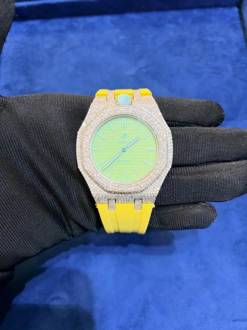 AP X SWATCH Royal Pop Iced out watches 💎